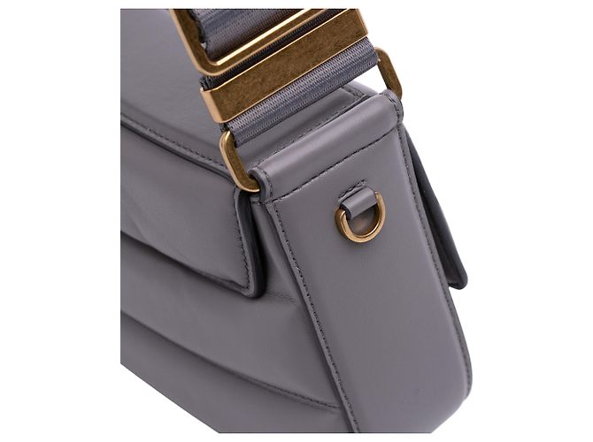 Stella Mc Cartney Borsa a Spalla Imbottita Stella McCartney Gray Alter Mat S Wave Marrone - vista 9