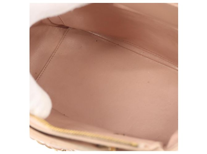 Chanel Petite Timeless Tote in Pelle Trapuntata di Vitello Beige - vista 5