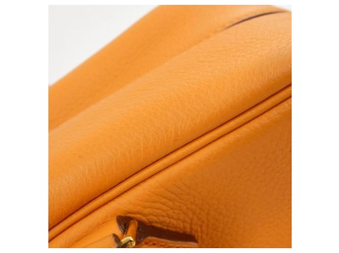 Hermès Plume Handtasche Orange - Ansicht 3