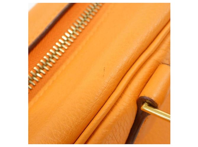 Hermès Plume Handtasche Orange - Ansicht 4