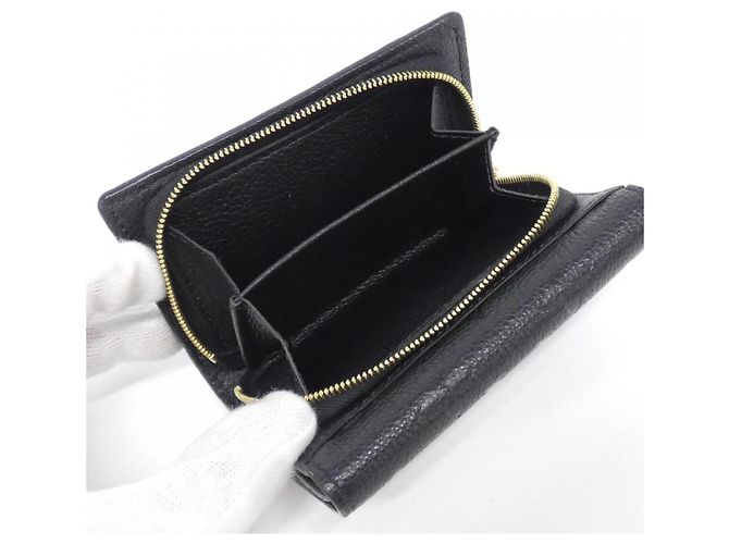 Metis Compact Wallet aus Monogramm Empreinte von Louis Vuitton Schwarz - Ansicht 5