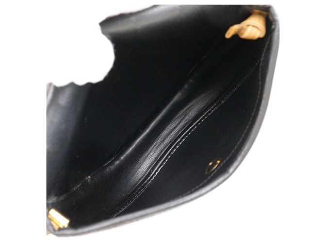 Borsa a spalla Christian Dior in pelle Nero - vista 4