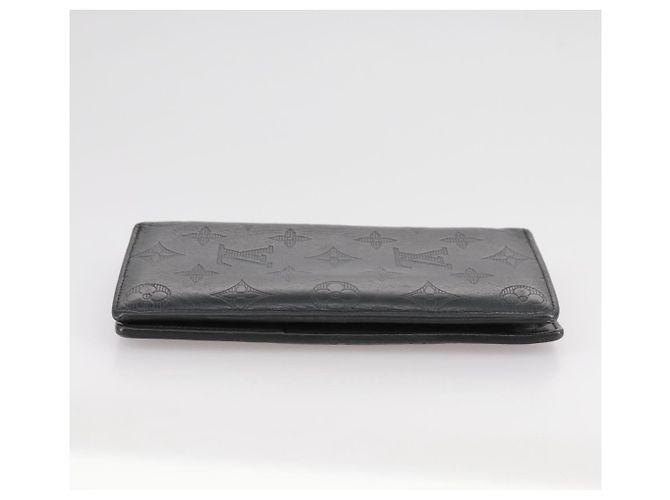 Louis Vuitton Brazza Long Bifold wallet Monogram shadow Black - view 3