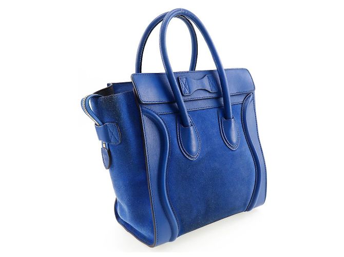 Luggage Céline Bolsa de viagem Celine em camurça micro - vista 2