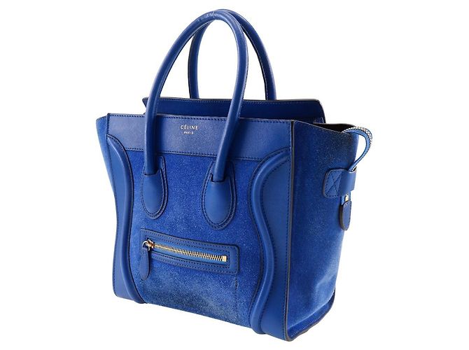 Luggage Céline Bolsa de viagem Celine em camurça micro - vista 3