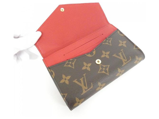 Portafoglio Compatto Pallas Monogramma Louis Vuitton Marrone Fuschia - vista 4