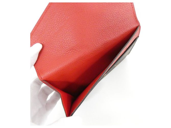 Portafoglio Compatto Pallas Monogramma Louis Vuitton Marrone Fuschia - vista 5