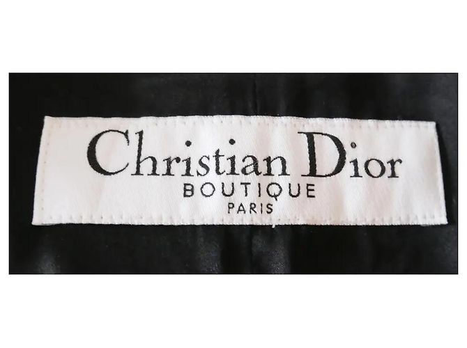 Jaqueta com Medalhão e Acabamento em Moeda Christian Dior x Galliano SS04 Preto - vista 8