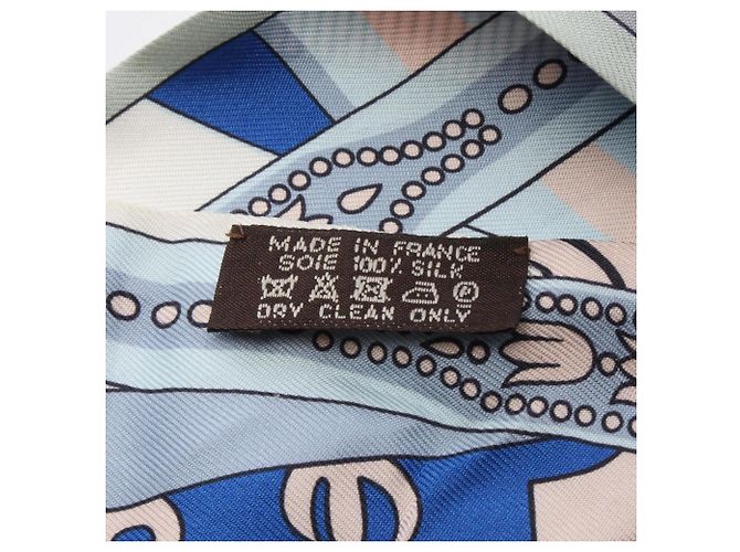 Foulard in seta Hermès Twilly Balade En Berline Marrone Multicolore - vista 4