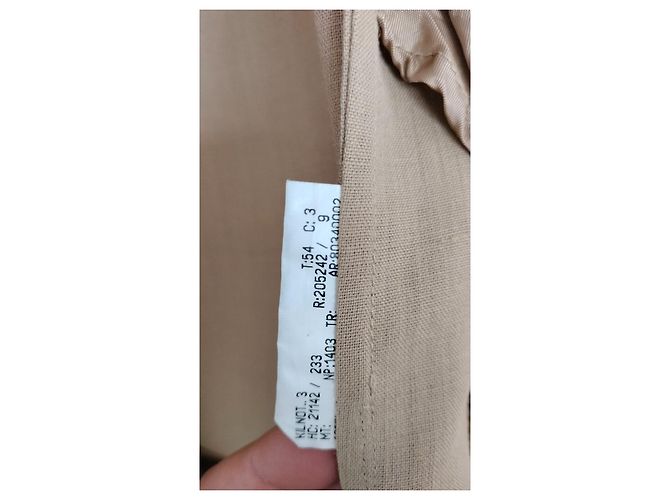 Burberry Leinen Blazer Beige - Ansicht 6