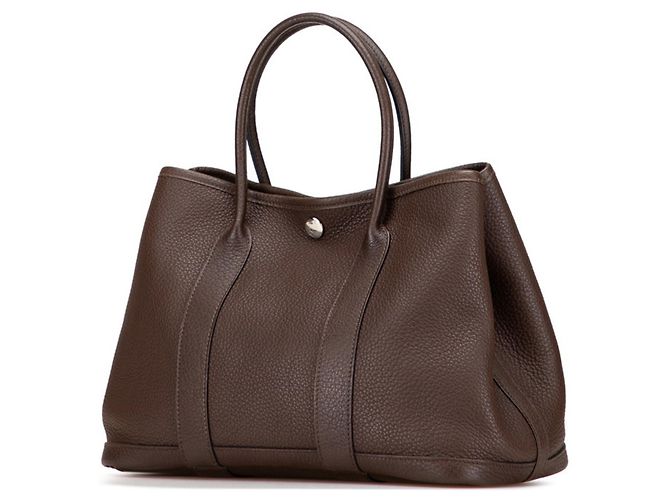 Borsa Hermès Garden Party TPM Cioccolato - vista 2