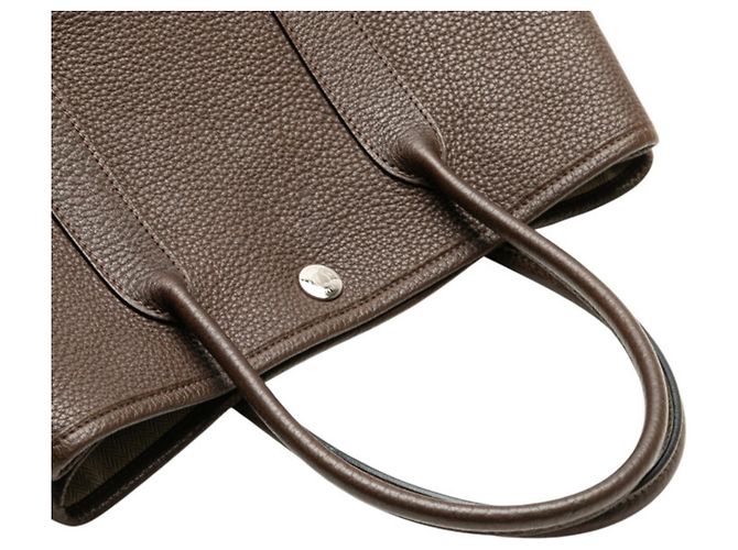Borsa Hermès Garden Party TPM Cioccolato - vista 5