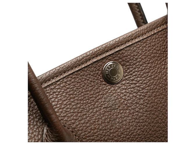 Borsa Hermès Garden Party TPM Cioccolato - vista 6