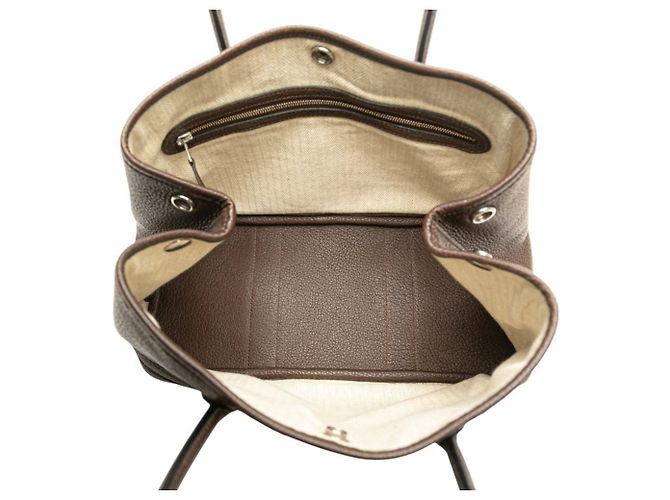 Borsa Hermès Garden Party TPM Cioccolato - vista 7