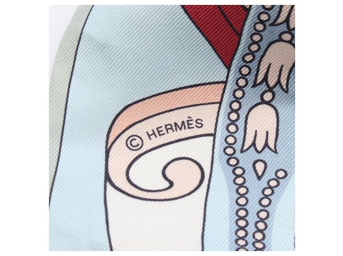 Foulard in seta Hermès Twilly Balade En Berline per donne Marrone Multicolore - vista 3