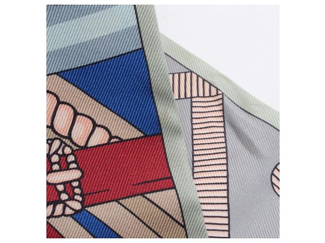 Foulard in seta Hermès Twilly Balade En Berline per donne Marrone Multicolore - vista 6