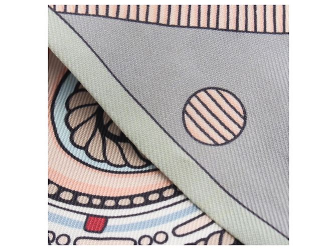 Foulard in seta Hermès Twilly Balade En Berline per donne Marrone Multicolore - vista 7
