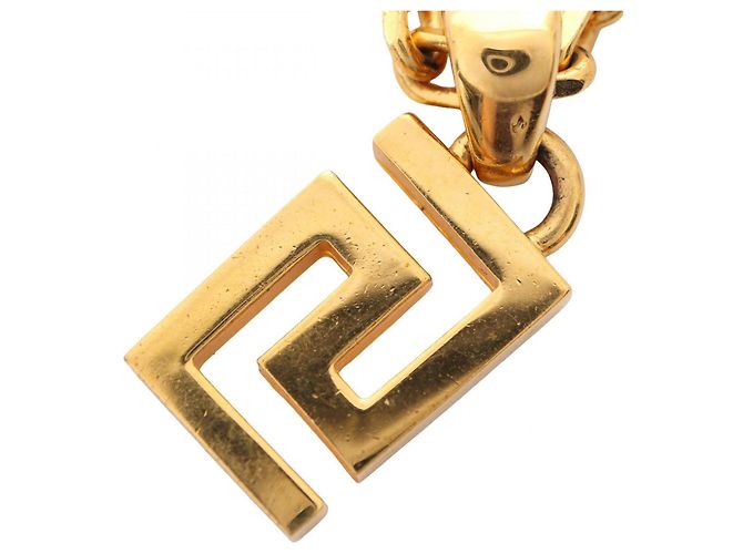Versace Greca Gold Plated Necklace - view 6