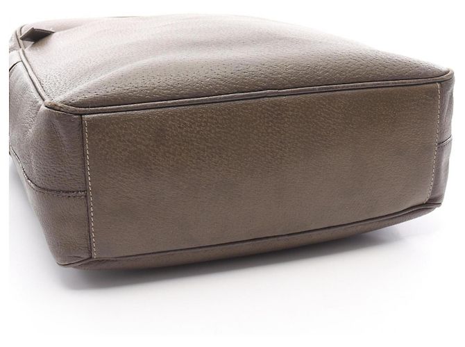 Borsa a Spalla Prada TESSUTO + VERNI Marrone - vista 8