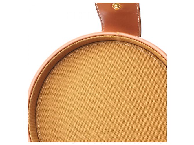 Céline Borsa a Spalla Triomphe Medium Tambour di Celine Marrone Bianco - vista 5