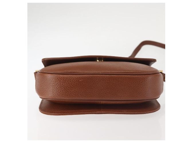 Autre Marque Borsa a Spalla Burberrys in Pelle Marrone Oro Auth ep10854 D'oro - vista 10