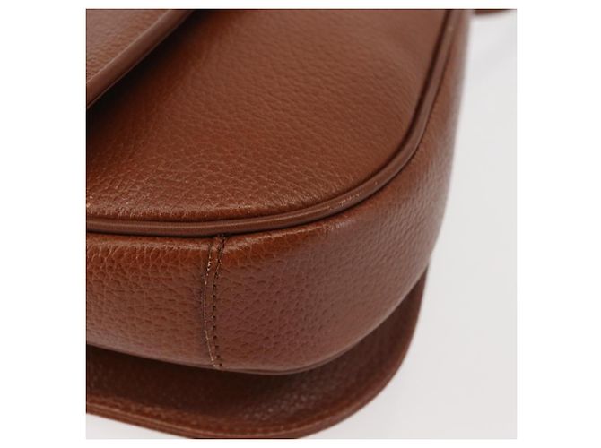 Autre Marque Borsa a Spalla Burberrys in Pelle Marrone Oro Auth ep10854 D'oro - vista 11