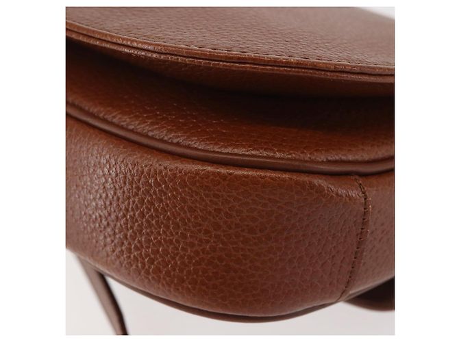Autre Marque Borsa a Spalla Burberrys in Pelle Marrone Oro Auth ep10854 D'oro - vista 14