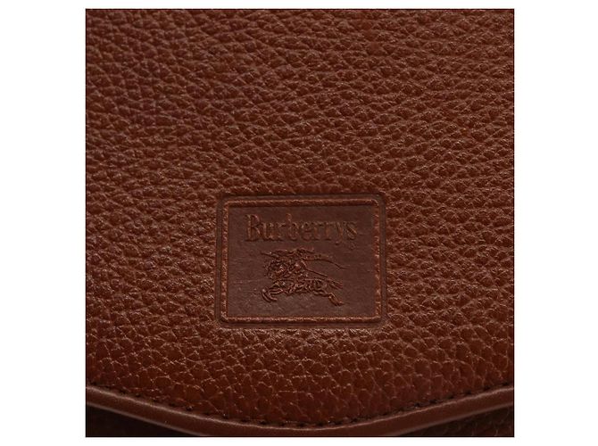 Autre Marque Borsa a Spalla Burberrys in Pelle Marrone Oro Auth ep10854 D'oro - vista 15
