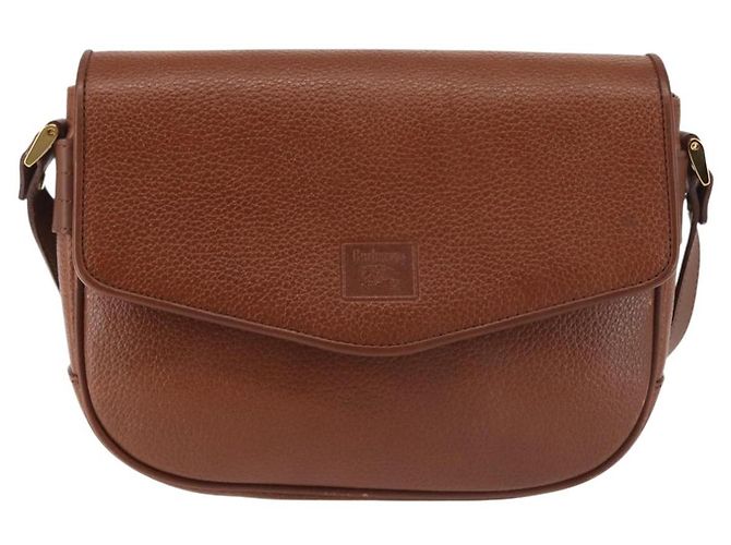 Autre Marque Borsa a Spalla Burberrys in Pelle Marrone Oro Auth ep10854 D'oro - vista 2