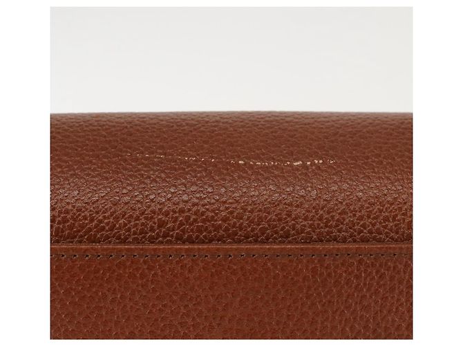 Autre Marque Borsa a Spalla Burberrys in Pelle Marrone Oro Auth ep10854 D'oro - vista 4
