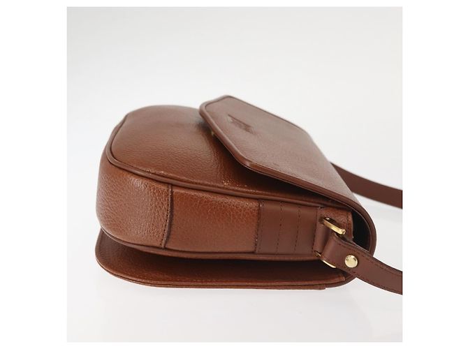 Autre Marque Borsa a Spalla Burberrys in Pelle Marrone Oro Auth ep10854 D'oro - vista 5