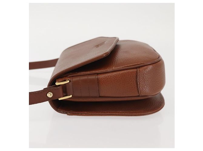 Autre Marque Borsa a Spalla Burberrys in Pelle Marrone Oro Auth ep10854 D'oro - vista 6