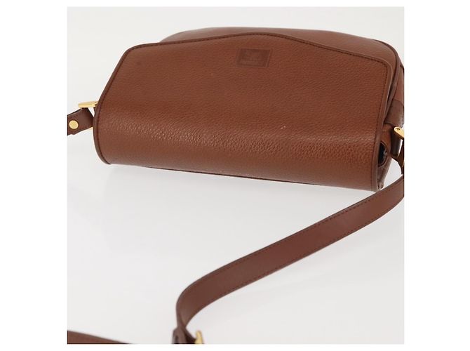 Autre Marque Borsa a Spalla Burberrys in Pelle Marrone Oro Auth ep10854 D'oro - vista 7