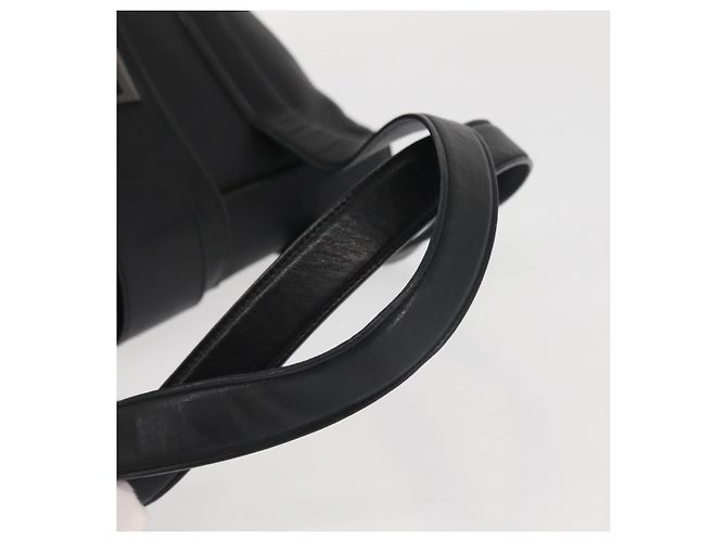 Borsa a Spalla Vala in Pelle Nera e Argento di Salvatore Ferragamo Auth BA6023 Nero - vista 7