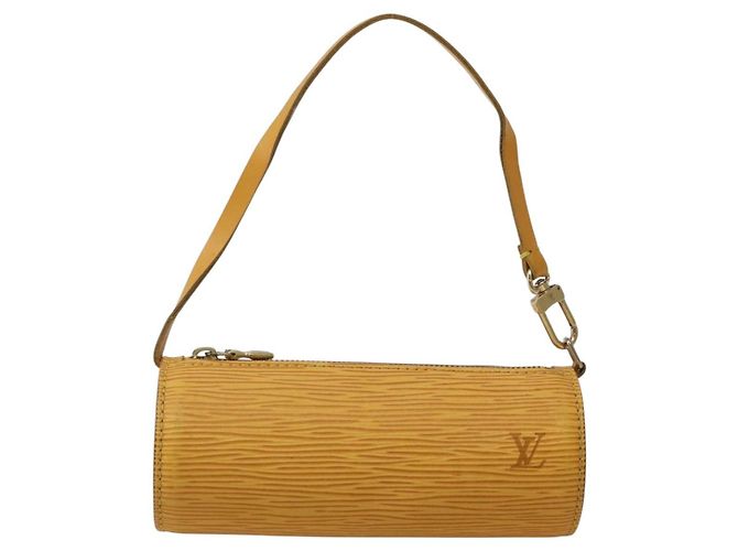 LOUIS VUITTON Pochette Soufflot Epi Gialla LV Auth 140980 Giallo - vista 13