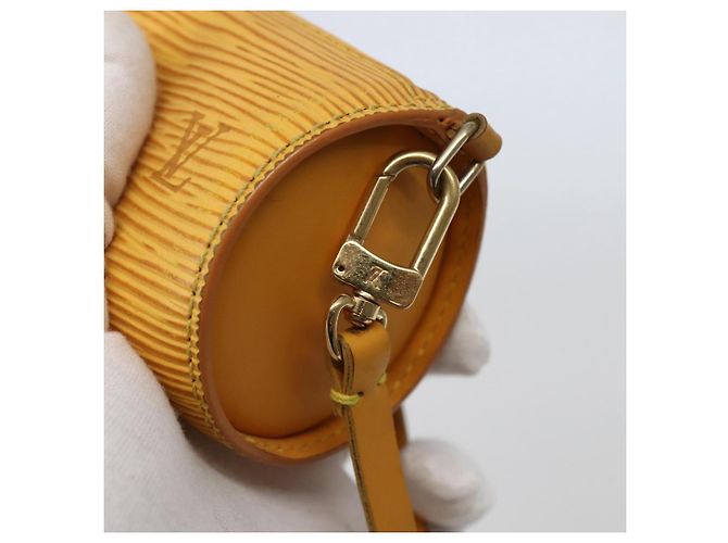 LOUIS VUITTON Pochette Soufflot Epi Gialla LV Auth 140980 Giallo - vista 17