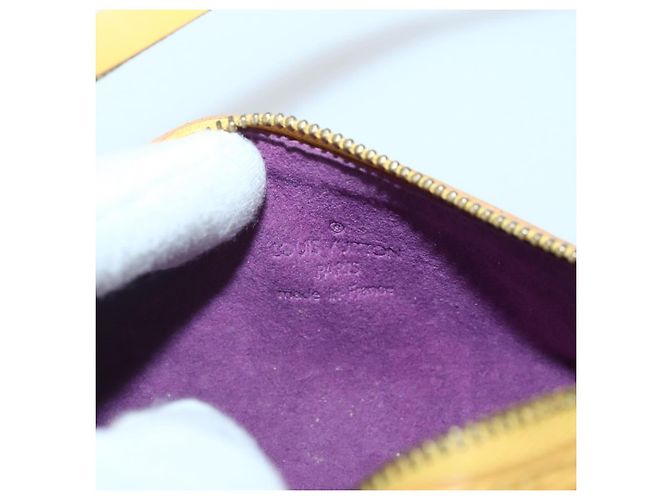 LOUIS VUITTON Pochette Soufflot Epi Gialla LV Auth 140980 Giallo - vista 18