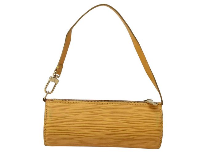 LOUIS VUITTON Pochette Soufflot Epi Gialla LV Auth 140980 Giallo - vista 2
