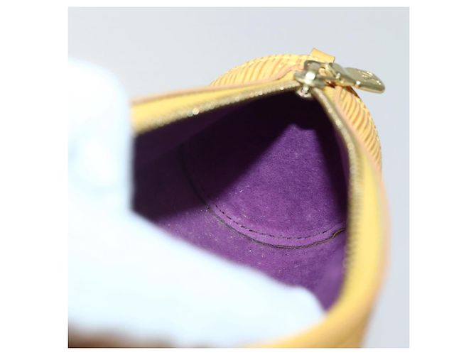 LOUIS VUITTON Pochette Soufflot Epi Gialla LV Auth 140980 Giallo - vista 20