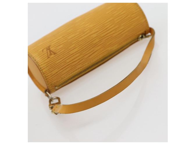 LOUIS VUITTON Pochette Soufflot Epi Gialla LV Auth 140980 Giallo - vista 7