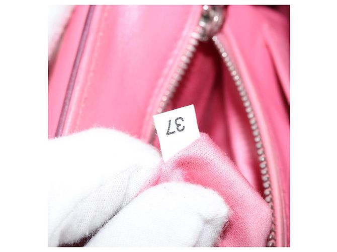 Borsa a mano Miu Miu in pelle 2 in 1 rosa marrone argento autentica bs29468 - vista 12