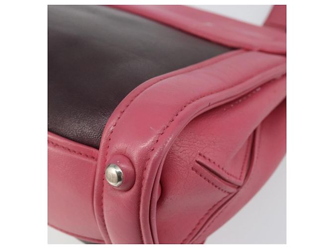 Borsa a mano Miu Miu in pelle 2 in 1 rosa marrone argento autentica bs29468 - vista 15