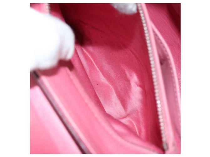 Borsa a mano Miu Miu in pelle 2 in 1 rosa marrone argento autentica bs29468 - vista 23