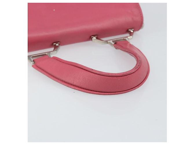 Borsa a mano Miu Miu in pelle 2 in 1 rosa marrone argento autentica bs29468 - vista 7