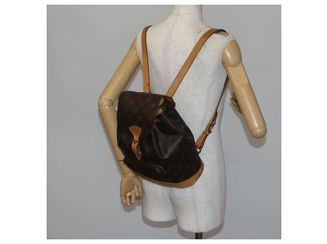 LOUIS VUITTON Zaino Monogram Montsouris MM M51136 LV Auth 141656 Monogramma - vista 26