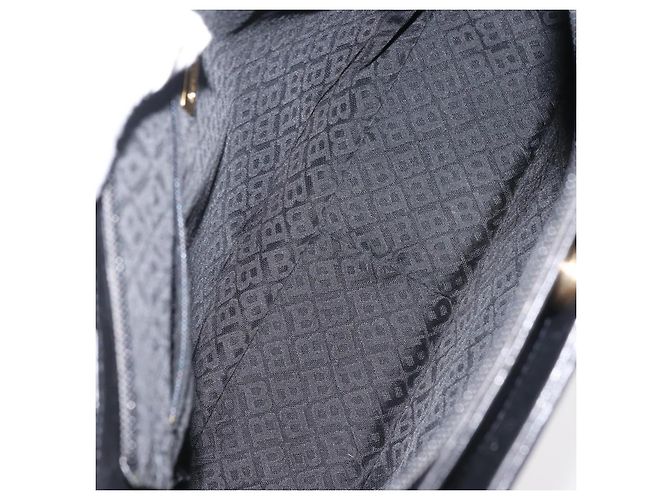 BALLY Bolsa de Ombro de Couro Preta Dourada Auth BA6042 Preto Dourado - vista 17