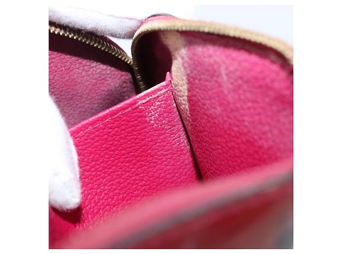 LOUIS VUITTON Pochette Cosmetica Vernis PM Rouge Grunadine M91746 LV Auth 142757 - vista 12