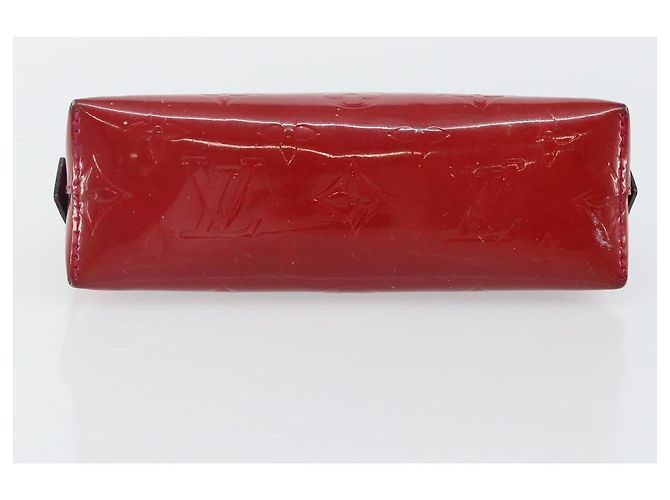 LOUIS VUITTON Pochette Cosmetica Vernis PM Rouge Grunadine M91746 LV Auth 142757 - vista 6