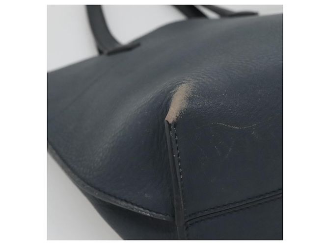 FENDI Borsa shopping All In in pelle blu navy Auth 141928 - vista 12
