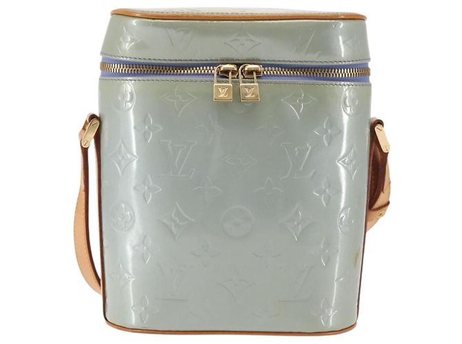 LOUIS VUITTON Borsa Verticale Sullivan Monogram Vernis Lavande M91258 Auth 142617 - vista 13